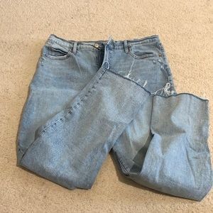 Old Navy sky high straight jeans
